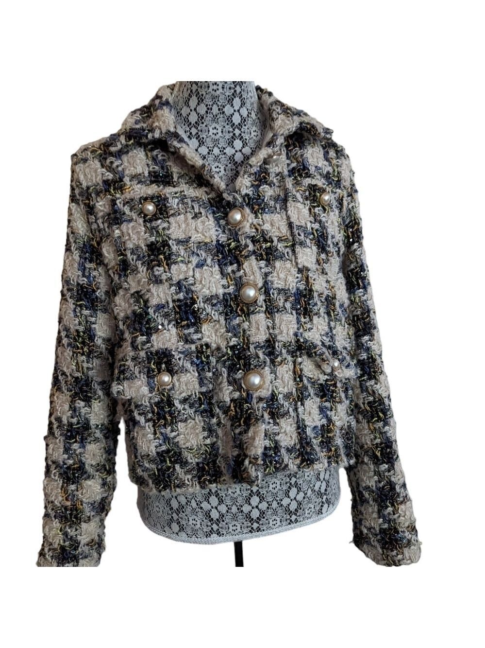 Tweed Blazer Jacket